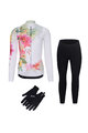 RIVANELLE BY HOLOKOLO Cyklistický mega set - FLOWERY WINTER - viacfarebná/biela/čierna