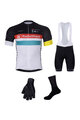 BONAVELO Cyklistický mega set - RADIOSHACK-NISSAN - biela/viacfarebná/čierna