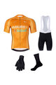 BONAVELO Cyklistický mega set - EUSKALTEL-EUSKADI - čierna/oranžová/biela