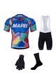 BONAVELO Cyklistický mega set - MAPEI - biela/modrá/čierna