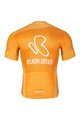 BONAVELO Cyklistický krátky dres a krátke nohavice - EUSKALTEL - EUSKADI - oranžová/čierna