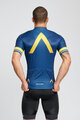 BONAVELO Cyklistický krátky dres a krátke nohavice - AQUA BLUE - modrá/čierna