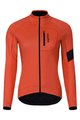 HOLOKOLO Cyklistická zateplená bunda - 2in1 WINTER LADY - oranžová