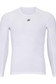 HOLOKOLO Cyklistické tričko s dlhým rukávom - WINTER BASE LAYER - biela