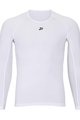 HOLOKOLO Cyklistické tričko s dlhým rukávom - WINTER BASE LAYER - biela