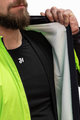 HOLOKOLO Cyklistická zateplená bunda - CLASSIC - čierna/zelená