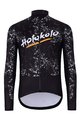 HOLOKOLO Cyklistická zimná bunda a nohavice - GRAFFITI - čierna/biela