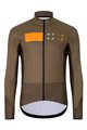 HOLOKOLO Cyklistická zimná bunda a nohavice - ELEMENT - čierna/hnedá