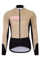HOLOKOLO Cyklistická zimná bunda a nohavice - ELEMENT LADY - čierna/hnedá/béžová