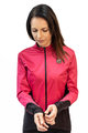 HOLOKOLO Cyklistická zateplená bunda - CLASSIC LADY - ružová/čierna