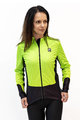 HOLOKOLO Cyklistická zateplená bunda - CLASSIC LADY - zelená/čierna