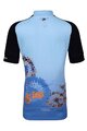 HOLOKOLO Cyklistický krátky dres a krátke nohavice - RIDERS KIDS - čierna/modrá/viacfarebná