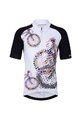 HOLOKOLO Cyklistický krátky dres a krátke nohavice - RIDERS KIDS - viacfarebná/biela/čierna