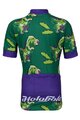 HOLOKOLO Cyklistický krátky dres a krátke nohavice - DINOSAURUS - zelená/čierna