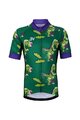 HOLOKOLO Cyklistický krátky dres a krátke nohavice - DINOSAURUS - zelená/čierna