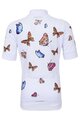 HOLOKOLO Cyklistický krátky dres a krátke nohavice - BUTTERFLIES - čierna/biela