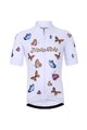HOLOKOLO Cyklistický krátky dres a krátke nohavice - BUTTERFLIES - čierna/biela