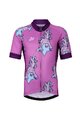 HOLOKOLO Cyklistický krátky dres a krátke nohavice - UNICORNS - fialová/čierna