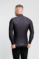 HOLOKOLO Cyklistický dres s dlhým rukávom zimný - STARLIGHT WINTER - čierna