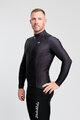 HOLOKOLO Cyklistický dres s dlhým rukávom zimný - STARLIGHT WINTER - čierna