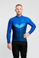 HOLOKOLO Cyklistický dres s dlhým rukávom zimný - ARROW WINTER - modrá