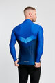HOLOKOLO Cyklistický dres s dlhým rukávom zimný - ARROW WINTER - modrá