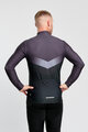 HOLOKOLO Cyklistický dres s dlhým rukávom zimný - ARROW WINTER - čierna/šedá