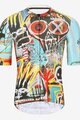 HOLOKOLO Cyklistický krátky dres a krátke nohavice - WILDLY II - žltá/svetlo modrá/viacfarebná