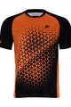 HOLOKOLO Cyklistický dres s krátkym rukávom - DUSK MTB - oranžová
