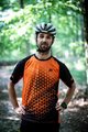 HOLOKOLO Cyklistický MTB dres a nohavice - DUSK MTB - oranžová/čierna