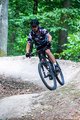 HOLOKOLO Cyklistický dres s krátkym rukávom - HIDE N SEEK MTB - čierna/šedá