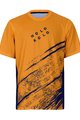 HOLOKOLO Cyklistický dres s krátkym rukávom - UNIVERSE MTB - oranžová/čierna