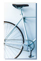 NU. BY HOLOKOLO Cyklistické tričko s krátkym rukávom - DON'T QUIT - biela/modrá