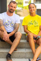 NU. BY HOLOKOLO Cyklistické tričko s krátkym rukávom - LE TOUR LEMON - žltá