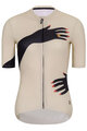 RIVANELLE BY HOLOKOLO Cyklistický krátky dres a krátke nohavice - HANDS LADY  - čierna/béžová