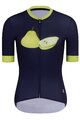 RIVANELLE BY HOLOKOLO Cyklistický krátky dres a krátke nohavice - FRUIT LADY  - čierna/modrá