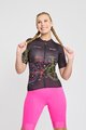 RIVANELLE BY HOLOKOLO Cyklistický krátky dres a krátke nohavice - MAAPPI DARK LADY - čierna/ružová