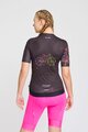 RIVANELLE BY HOLOKOLO Cyklistický krátky dres a krátke nohavice - MAAPPI DARK LADY - čierna/ružová