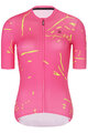 RIVANELLE BY HOLOKOLO Cyklistický krátky dres a krátke nohavice - PASSION - žltá/ružová