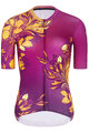 RIVANELLE BY HOLOKOLO Cyklistický krátky dres a krátke nohavice - BAROC - žltá/béžová/fialová