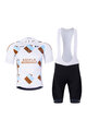 BONAVELO Cyklistický krátky dres a krátke nohavice - AG2R LA MONDIALE - viacfarebná/čierna