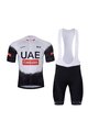 BONAVELO Cyklistický krátky dres a krátke nohavice - UAE 2025 - čierna/biela