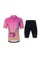 HOLOKOLO Cyklistický krátky dres a krátke nohavice - CANDYBAG - viacfarebná/ružová/čierna