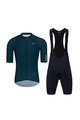 HOLOKOLO Cyklistický krátky dres a krátke nohavice - VICTORIOUS GOLD  - zelená/čierna