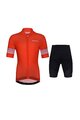 HOLOKOLO Cyklistický krátky dres a krátke nohavice - FLOW JUNIOR - čierna/červená
