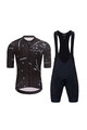 HOLOKOLO Cyklistický krátky dres a krátke nohavice - PASSION - čierna/biela