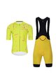 HOLOKOLO Cyklistický krátky dres a krátke nohavice - PASSION - ružová/žltá