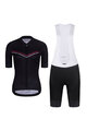 RIVANELLE BY HOLOKOLO Cyklistický krátky dres a krátke nohavice - LEVEL UP - biela/čierna