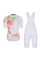RIVANELLE BY HOLOKOLO Cyklistický krátky dres a krátke nohavice - FLOWERY - viacfarebná/biela