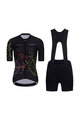 RIVANELLE BY HOLOKOLO Cyklistický krátky dres a krátke nohavice - MAAPPI DARK - ružová/čierna